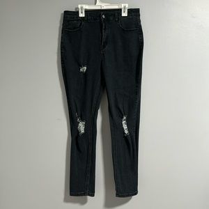 Dark wash SHEIN skinny jeans